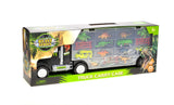 22" Transport Dinosaurs Car Carrier Truck Toy Includes Dinosaur Toys, Cars and Helicopter (T106)