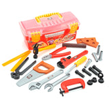 Toolbench Time! 26 Pieces Tool Box Playset - Red