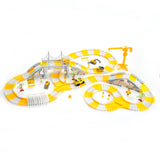 236 Pieces Construction Race Tracks w/6 Cars