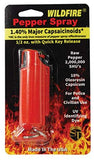 Wildfire 1.4% Mc 1/2 Oz Pepper Spray Hard Case with Quick Release Keychain