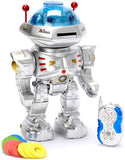 Radio Remote Controlled RC Dancing Robot w/ R/C Missile Disc Launcher by PowerTRC