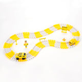 236 Pieces Construction Race Tracks w/6 Cars