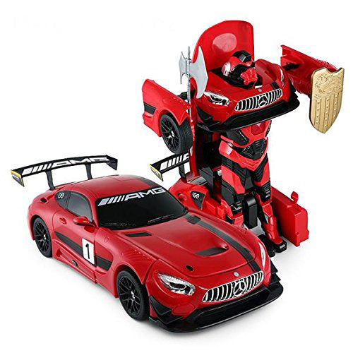 1:14 RC Mercedes-Benz GT3 2.4ghz RC Transformer Dancing Robot Car (Red) (MGT314R)