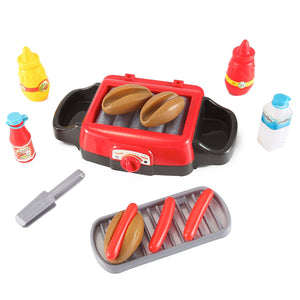 Kitchen Connection Hot Dog Roller Grill Pretend Food Playset (PS28)