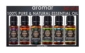 Aromar Black Label Essential Oil Blends 3-Pack Set, 10 mL