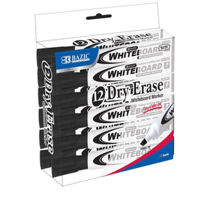 72 Cases of Black Chisel Tip Dry-Erase Markers (Packs of 12)