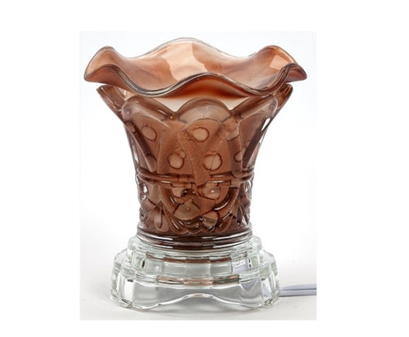 Aromar Premium Vase Design Fragrance Oil Warmer (Brown)