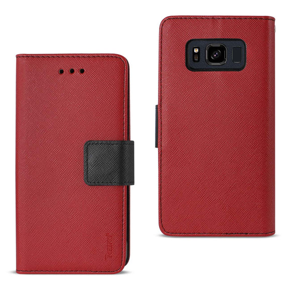Samsung Galaxy S8 Active 3-in-1 Wallet Case In Red