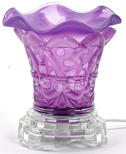 Aromar Premium Vase Design Fragrance Oil Warmer (Purple)