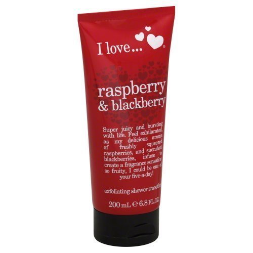 I love Exfoliating Shower Smoothie, Raspberry & Blackberry 6.8 fl oz (200 ml)