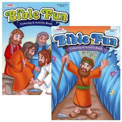 Kappa Favorite Bible Stories Coloring & Activity Book (Case of 48)