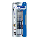Dayton 3-Color Rollerball Pen Pack (Case of 144)