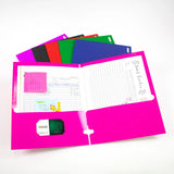 Laminated Bright Glossy Color 2-Pockets Portfolios (Case of 48)