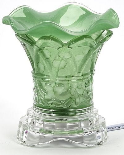 Aromar Premium Vase Design Fragrance Oil Warmer (Green)